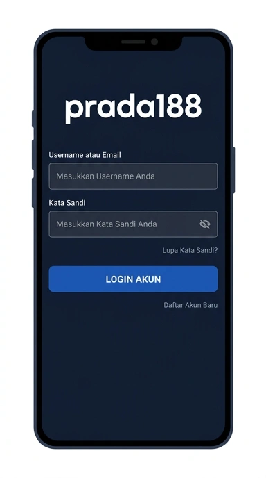 Masuk Akun prada188 Secara Mudah di Android